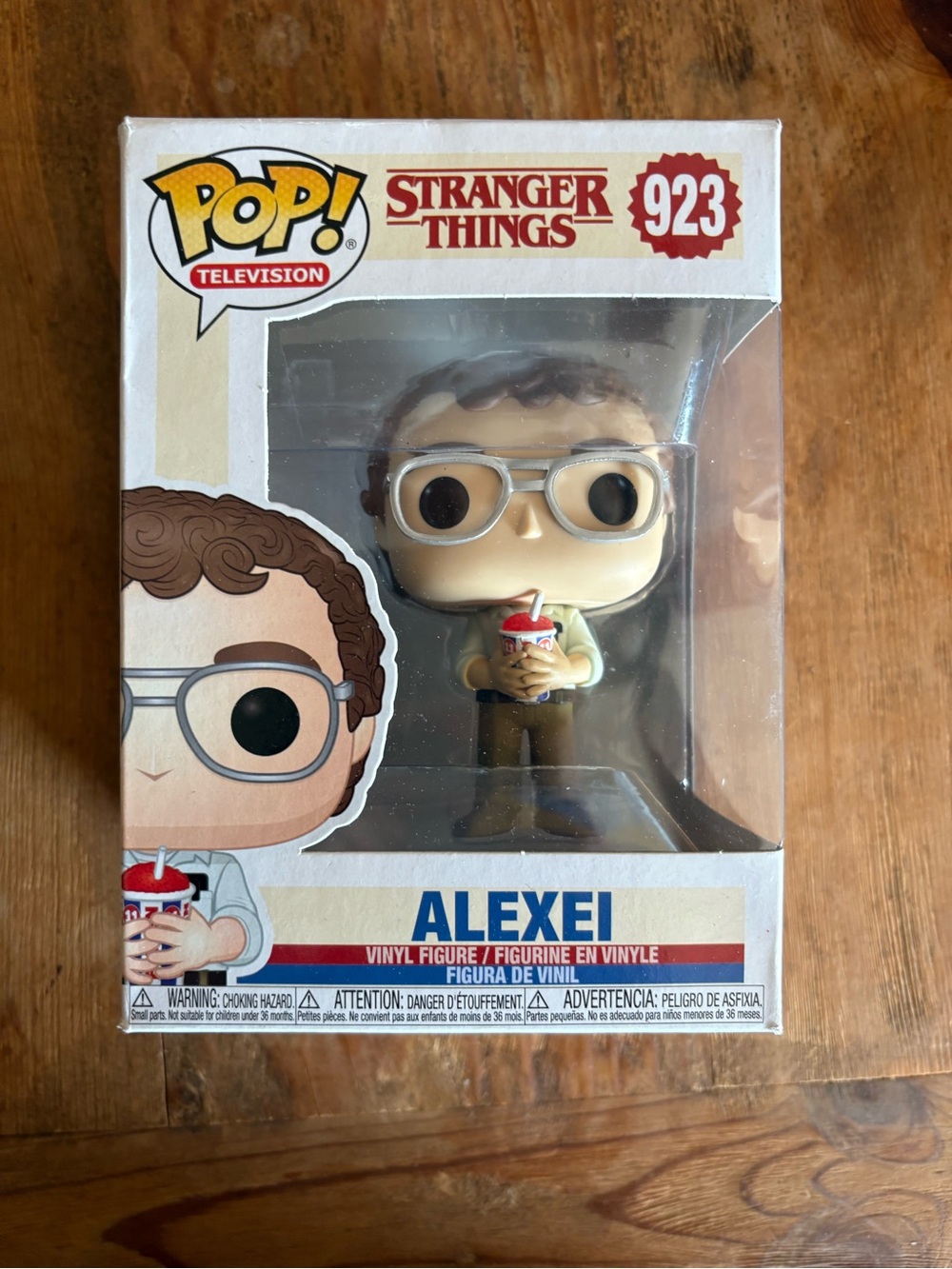 Funko Alexei Stranger Things Pop! Vinyl Figure - Cream, Brown, Silver Glasses